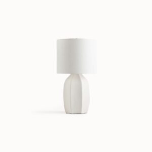 Small White Ceramic Table Lamp